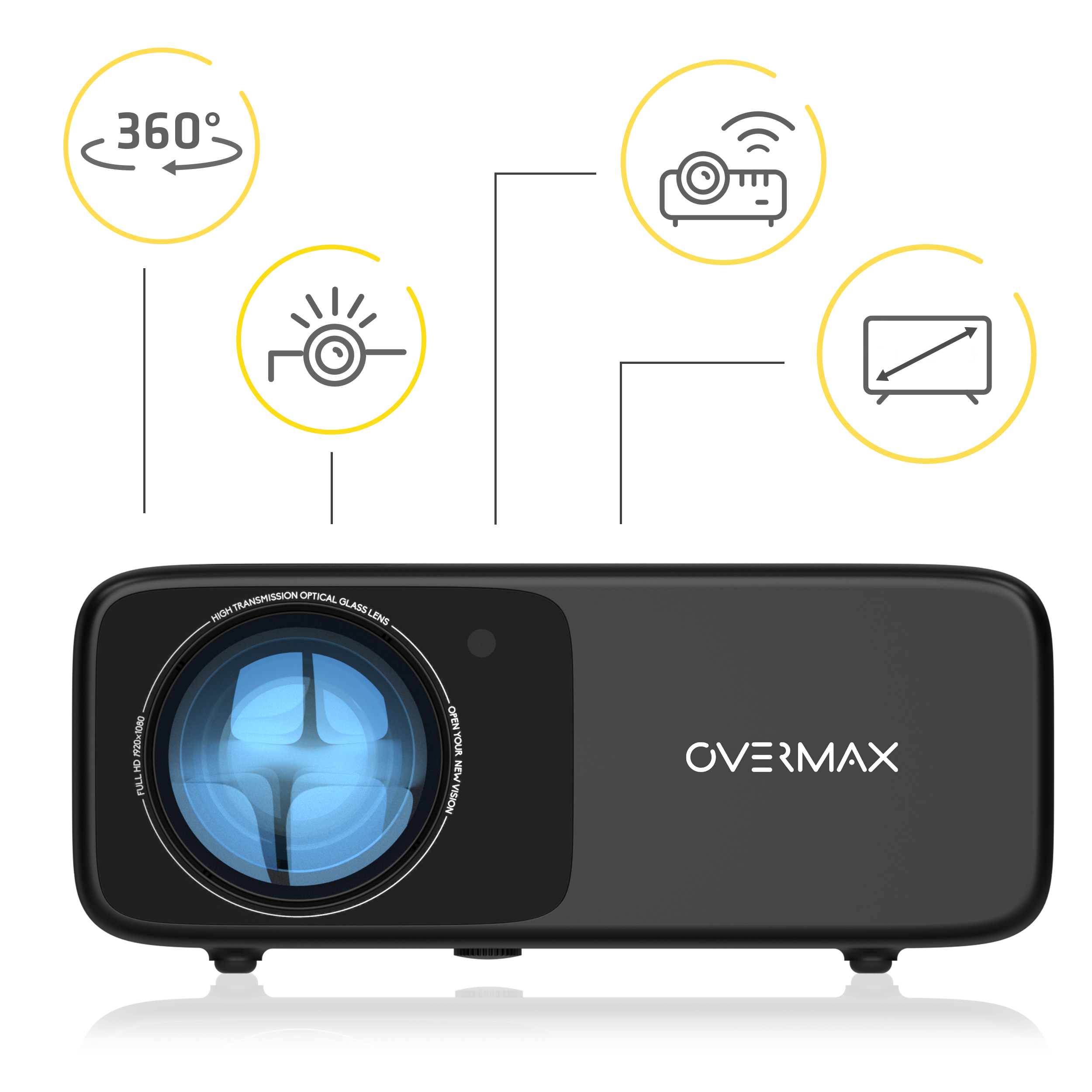 Overmax Multipic 4.2 - projektor LED