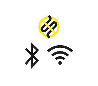 Drahtlose Wi-Fi- und Bluetooth-Konnektivität
